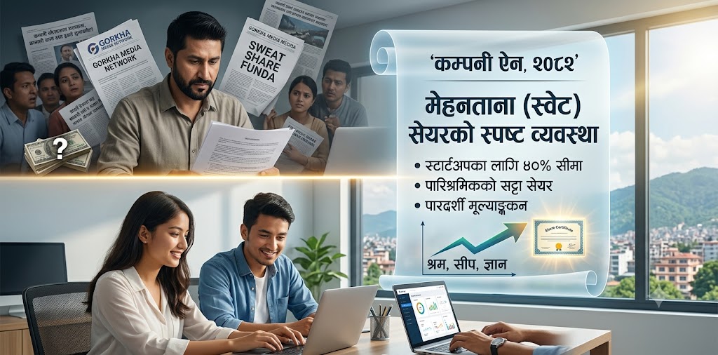रवि लामिछाने ‘स्वेट’ शेयरकाे फन्डामा परेपछि पहिलोपटक कम्पनी ऐनमै ‘स्वेट’ शेयरको स्पष्ट व्यवस्था गरिँदै